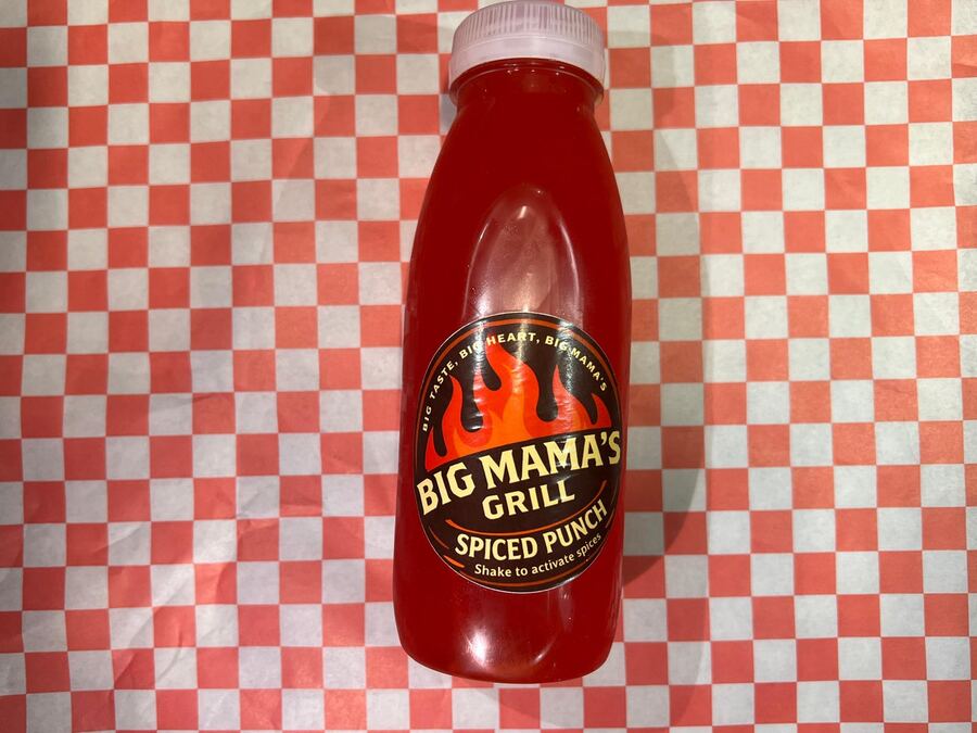 Big Mama's Grill spiced punch house drink